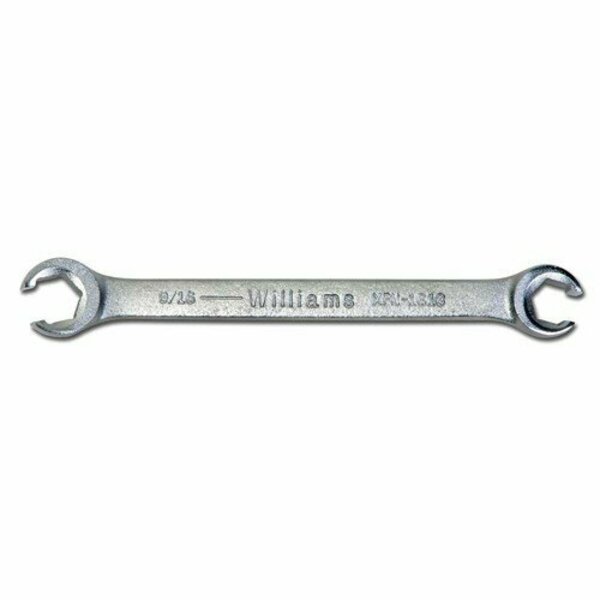 Williams Flare Nut Wrench, 1/2 x 9/16 Inch Opening, Satin-Chrome JHWXFN-1618